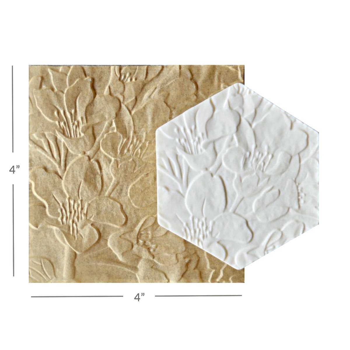 Parchment Texture Sheets - Floral 8
