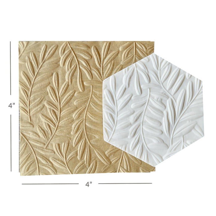 Intricut Edibles Parchment Paper Parchment Texture Sheets - Leaves 4