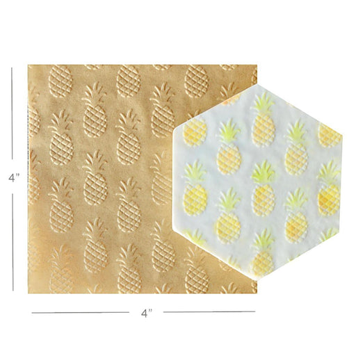 Intricut Edibles Parchment Paper Parchment Texture Sheets - Pineapples