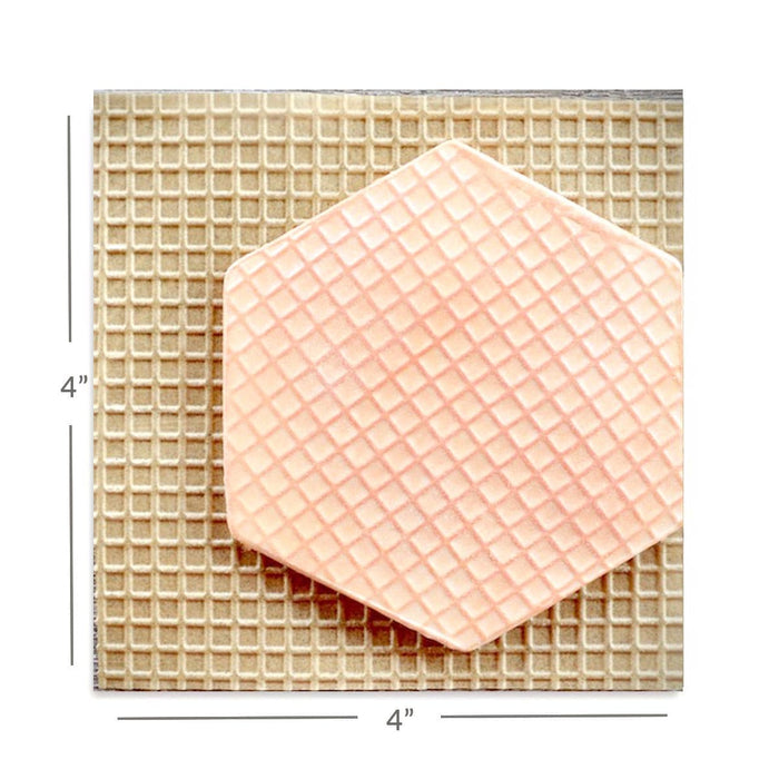 Intricut Edibles Parchment Paper Parchment Texture Sheets - Waffle Squares Small