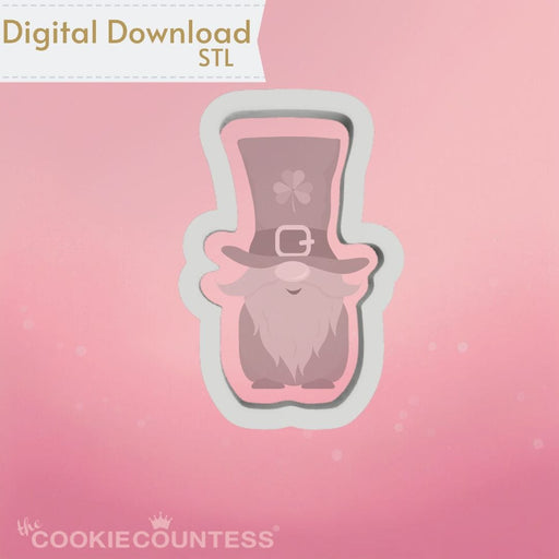 Irish Gnome Cookie Cutter STL - The Cookie Countess