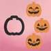 Jack o Lantern Cookie Cutter and Stamps Set - The Cookie Countess