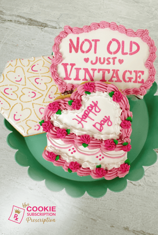 January 2025 Subscription Box "Vintage Love" - The Cookie Countess