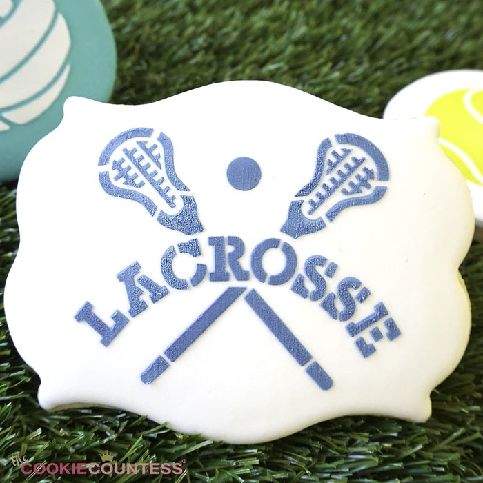 cookie monsters lacrosse Lacrosse Stencil — The Cookie Countess