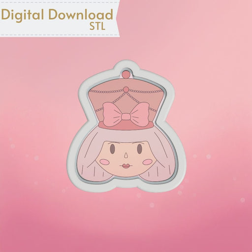 Lady Nutcracker Cookie Cutter STL - The Cookie Countess