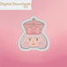 Lady Nutcracker Cookie Cutter STL - The Cookie Countess
