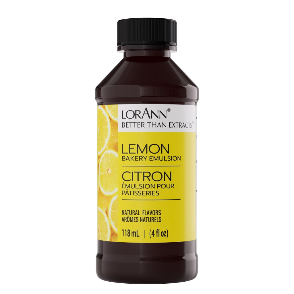Lemon Cake & Cookie Emulsion Flavoring - Alcohol free Made in USA