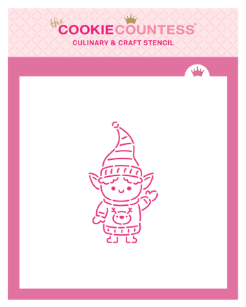 Little Elf PYO Stencil - The Cookie Countess