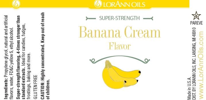 LorAnn Flavor Banana Bakery Emulsion - 4 oz.
