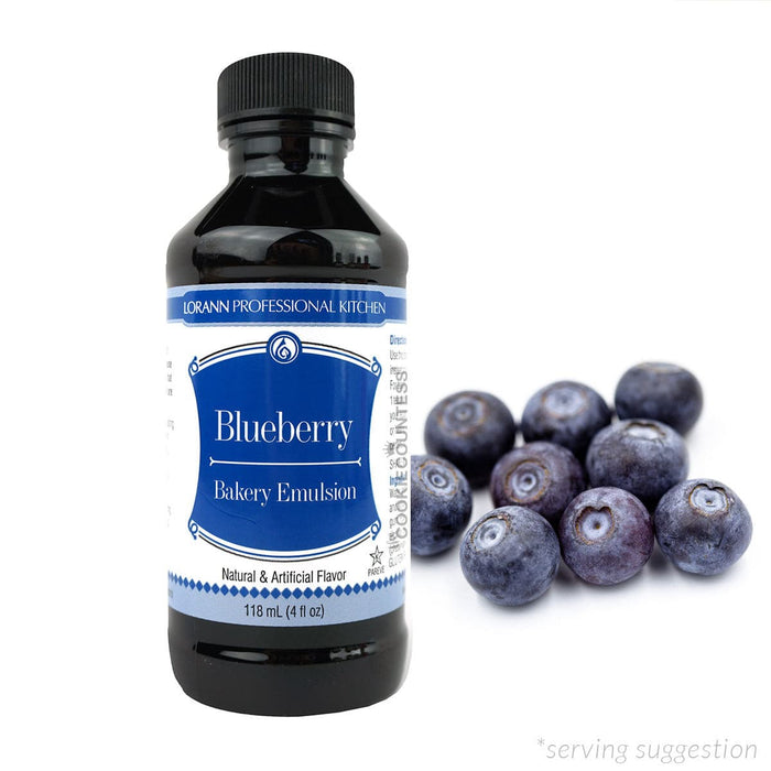 LorAnn Flavor Blueberry Bakery Emulsion - 4 oz.