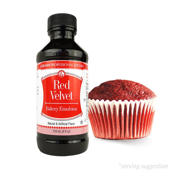 LorAnn Flavor Red Velvet Bakery Emulsion - 4 oz.