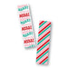 Merry Christmas and Stripes Cookie Backer - Food Safe, Double Sided 2" x 7.5" - The Cookie Countess