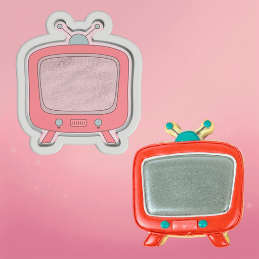 Mid Century TV Cookie Cutter - The Cookie Countess