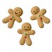 Mini Gingerbread Boys Royal Icing Decorations (30pc) - The Cookie Countess