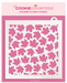 Mini Maple Leaf Pattern Stencil - The Cookie Countess