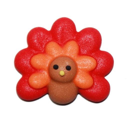 Mini Turkey Royal Icing topper ( 30pc) - The Cookie Countess