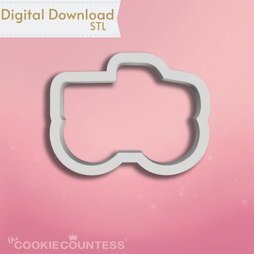 Monster Truck Cookie Cutter STL - The Cookie Countess