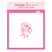 Mouse with Strawberry PYO Stencil - The Cookie Countess