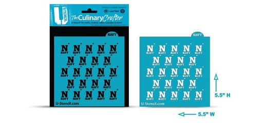 NAVY US Navy Repeat Stencil - The Cookie Countess
