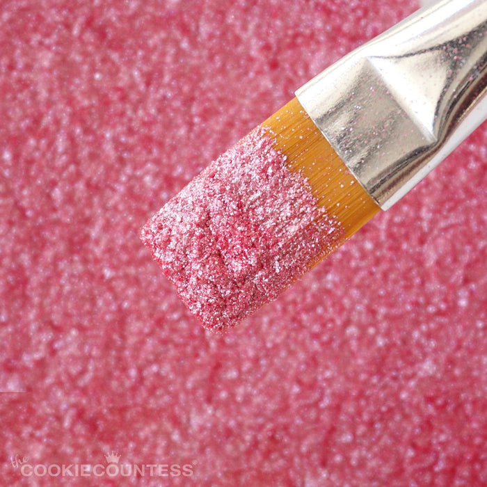 Pink Glitter Flowers - Sugar Free Kosher Certified Edible