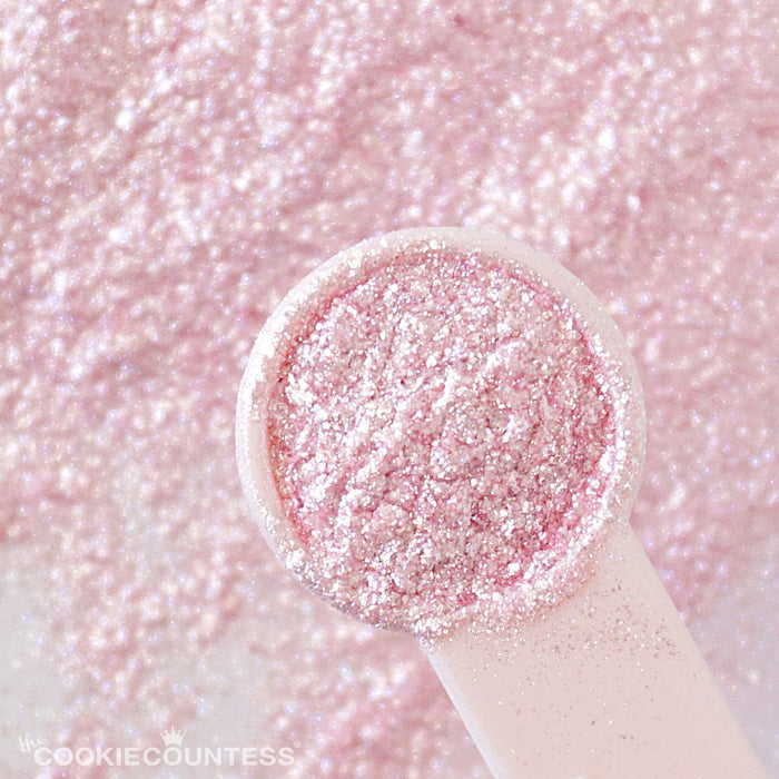 Pink Edible Glitter with NO Artificial Color - Kosher, Vegan, Nut Free —  The Cookie Countess