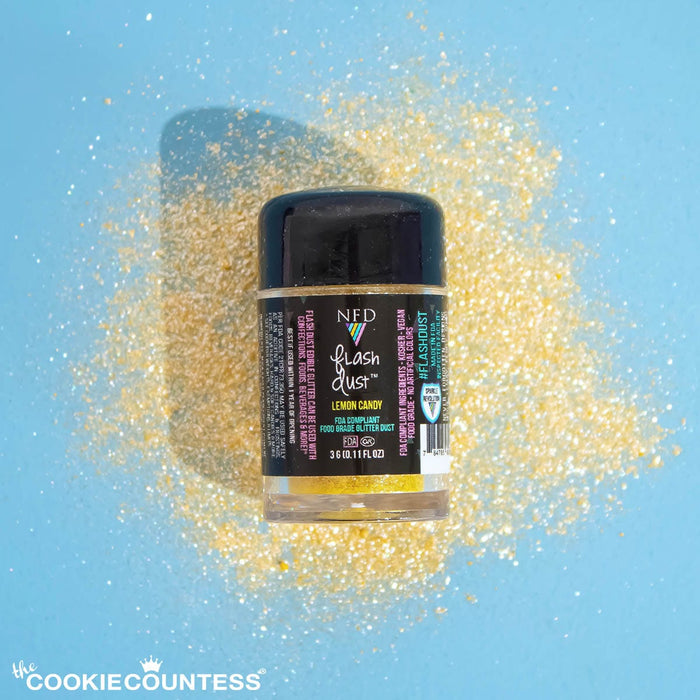 Gold Edible Glitter with NO Artificial Color - Vegan, Nut Free — The Cookie  Countess
