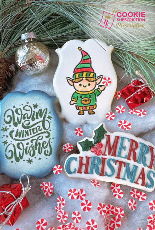 November 2024 Subscription Box "May Your Holidays Be Sweet" - The Cookie Countess