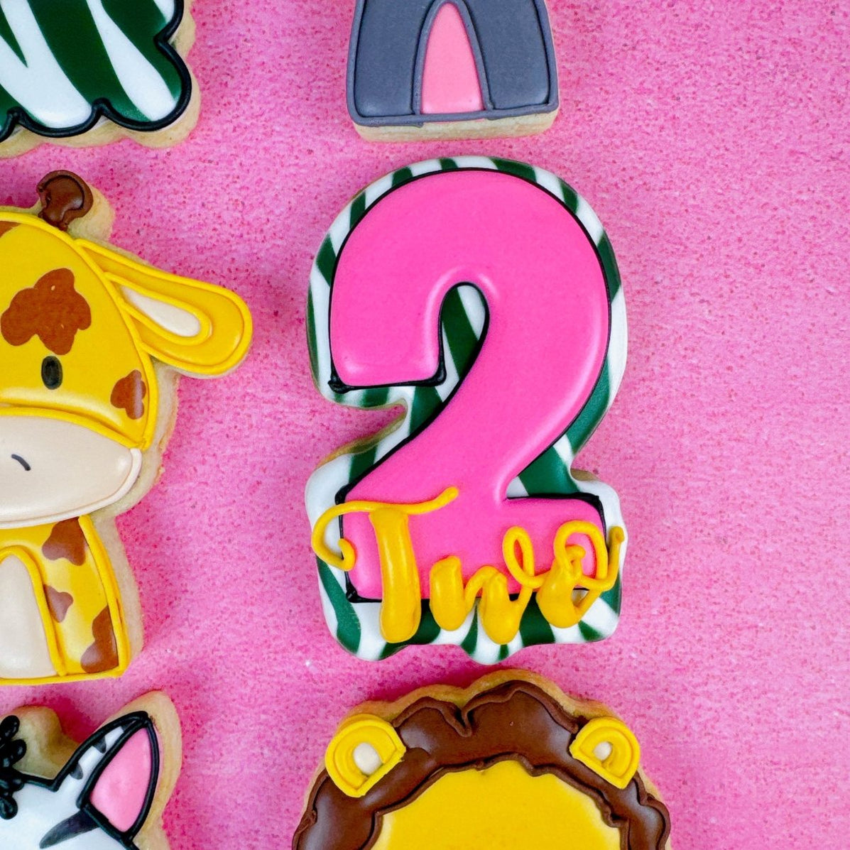 Number and Script Two Cookie Cutter — The Cookie Countess
