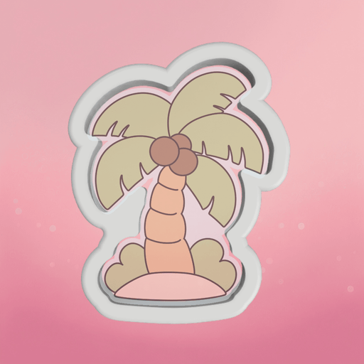 Palm Tree Cookie Cutter - The Cookie Countess