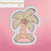 Palm Tree Cookie Cutter STL - The Cookie Countess