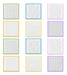 Parchment Texture Sheets - Baby Combo 1 (Set of 12 Sheets) - The Cookie Countess