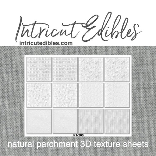 Parchment Texture Sheets - Baby Combo 1 (Set of 12 Sheets) - The Cookie Countess