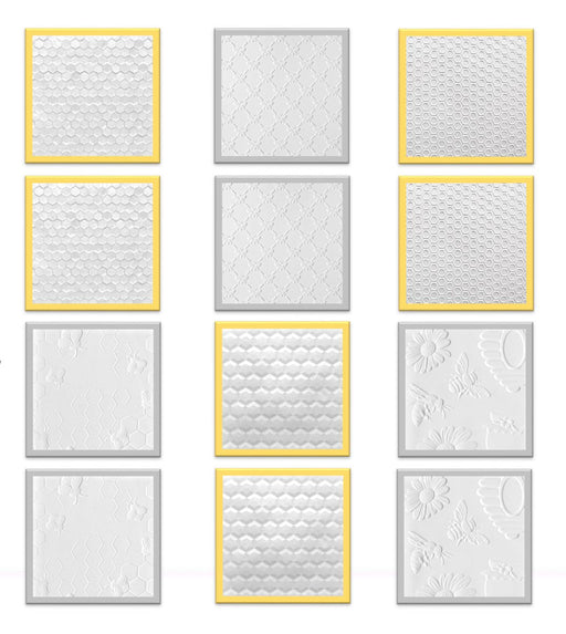 Parchment Texture Sheets - Bee Combo 1 (Set of 12 Sheets) - The Cookie Countess