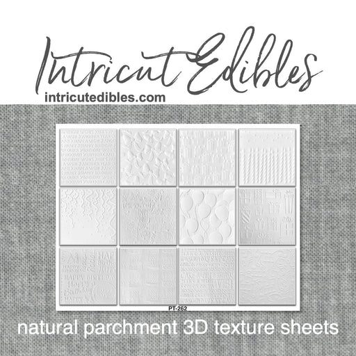 Parchment Texture Sheets - Birthday Combo 1 (Set of 12 Sheets) - The Cookie Countess