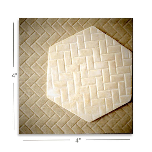 Parchment Texture Sheets - Bricks Herringbone - The Cookie Countess