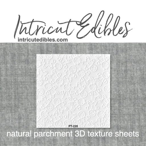 Parchment Texture Sheets - Christmas Gingerbread People - The Cookie Countess