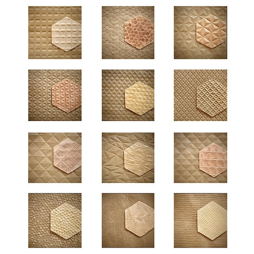 Parchment Texture Sheets - Combo Set of 12 Sheets - The Cookie Countess