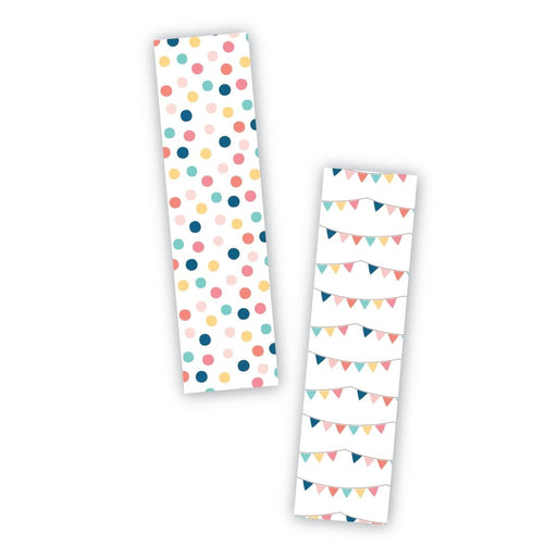 Party Time Cookie Backer - Food Safe, Double Sided 2" x 7.5 - The Cookie Countess