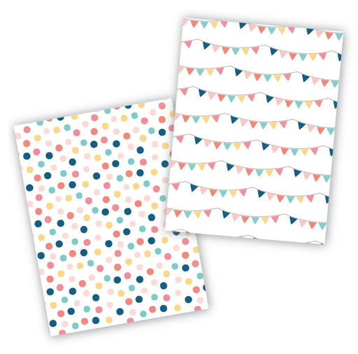 Party Time Cookie Backer - Food Safe, Double Sided 3.75" x 5" - The Cookie Countess