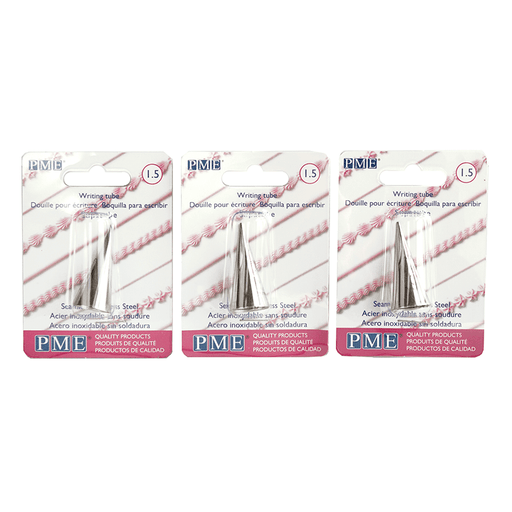 PME Piping Tips and Tubes Pack of 3 PME Supatube Round Tip #1.5