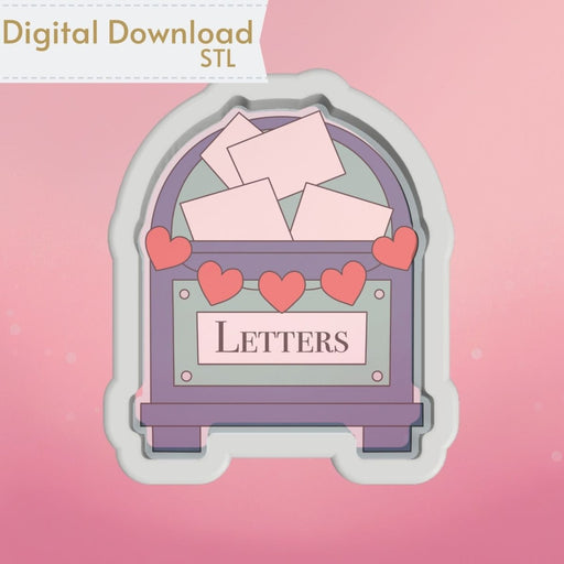 Postal Mailbox Cookie Cutter STL - The Cookie Countess