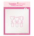 Potted Tulips PYO Stencil - The Cookie Countess