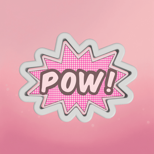 Pow Burst Cookie Cutter - The Cookie Countess