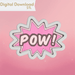 Pow Burst Cookie Cutter STL - The Cookie Countess