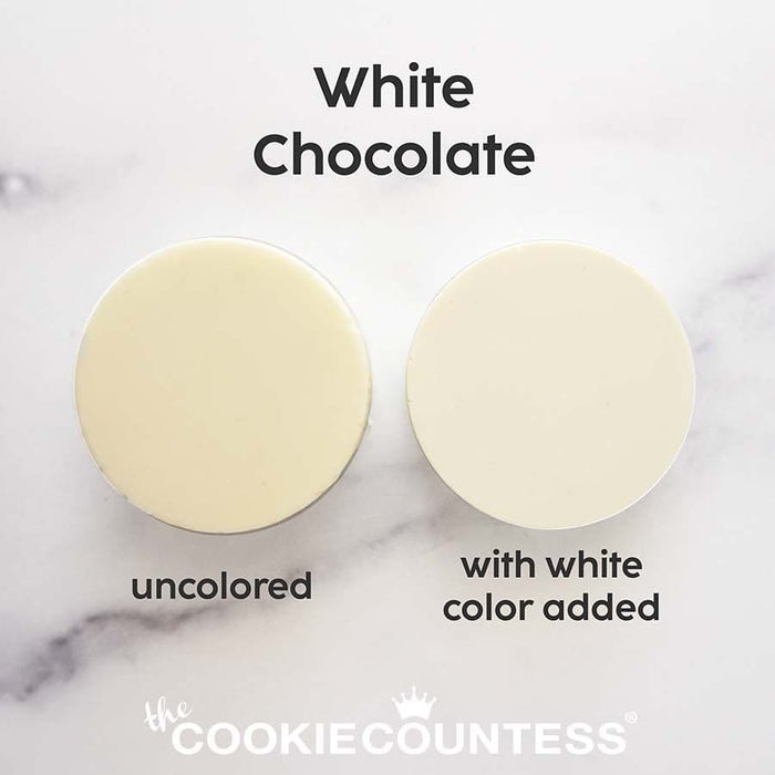 Powdered Food Color for Chocolate - White 10 g — The Cookie Countess