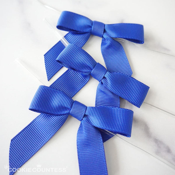 Elegant Satin and Grosgrain Ribbon Bows Grosgrain King Bow – Cecil & Lou main image 4