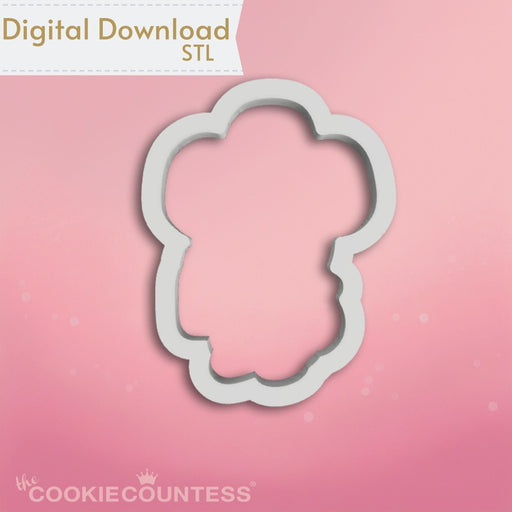 Present Mouse Cookie Cutter STL - The Cookie Countess