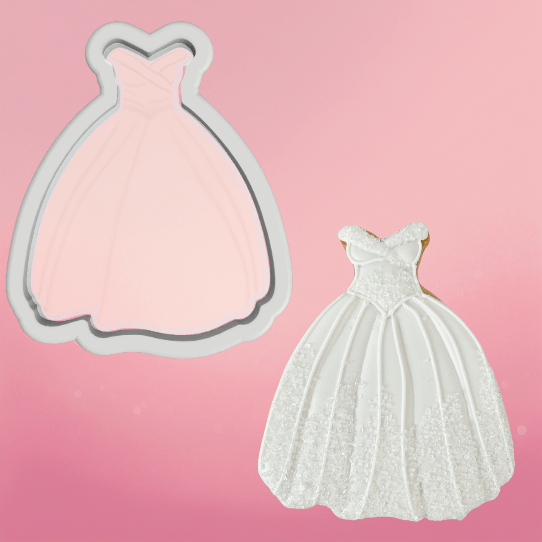 disney princess dress cookie cutters Princess Dress 1, 2, or 3 Cookie Cutters