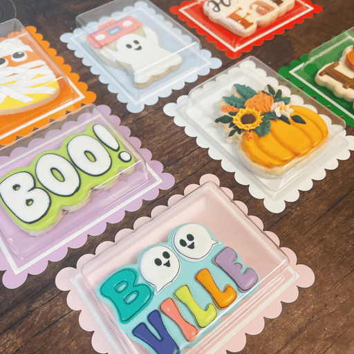 Rectangle Scallop Backer - 4.5" x 5.75" - The Cookie Countess