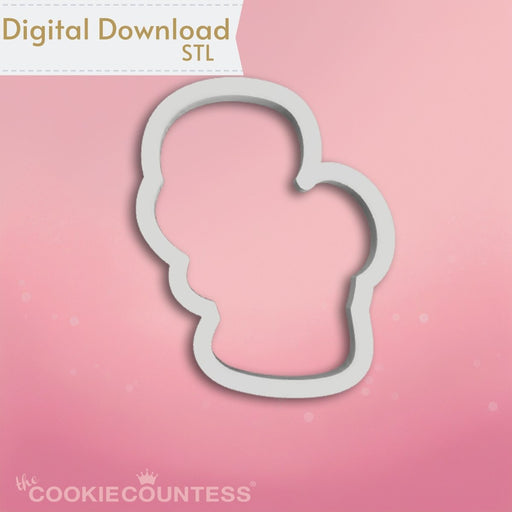 Reindeer Cookie Cutter STL - The Cookie Countess